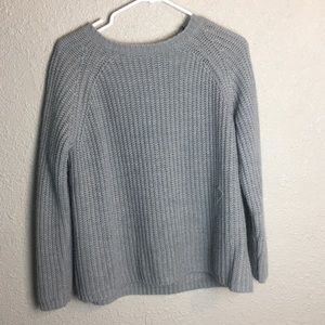 grey oversized sweater